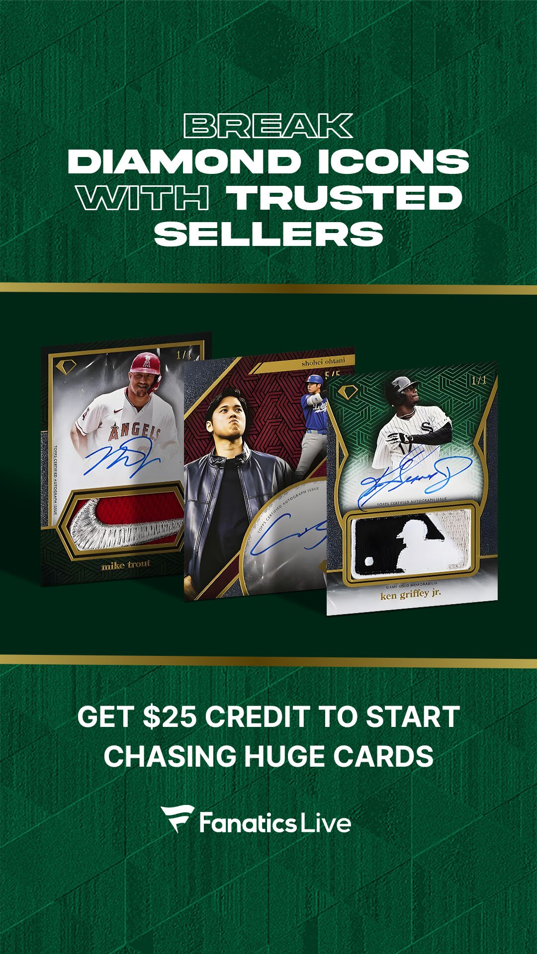 Fanatics static, Diamond Icons, The Collector